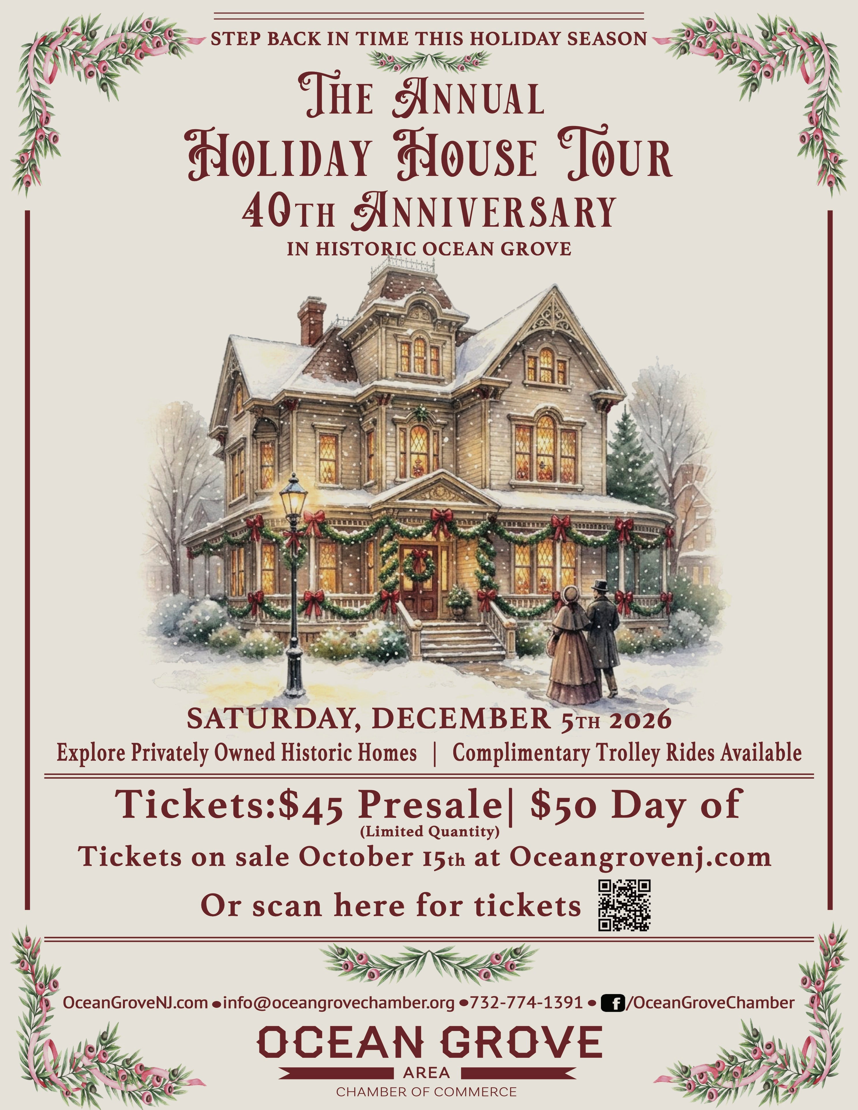 Ocean Grove house tour 2026 flyer