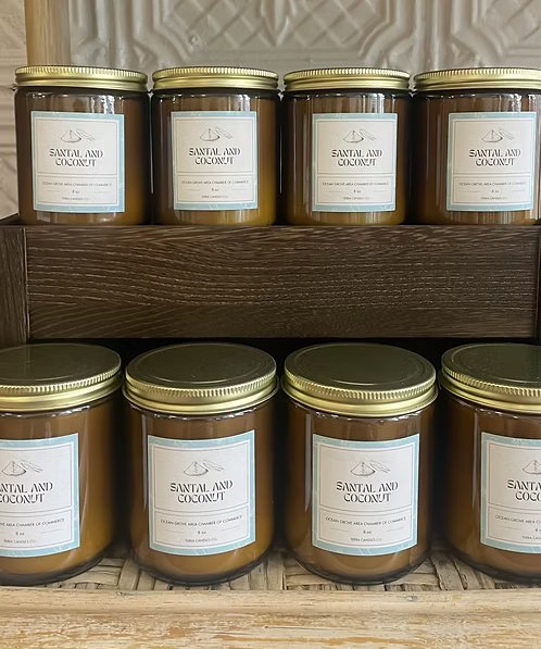 Ocean Grove Chamber Santal & Coconut Candle by Terra Candle