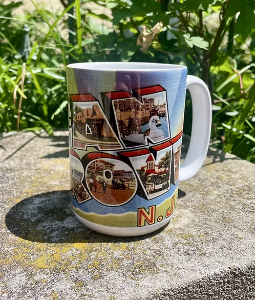 Ocean Grove Post Card Ceramic Mug